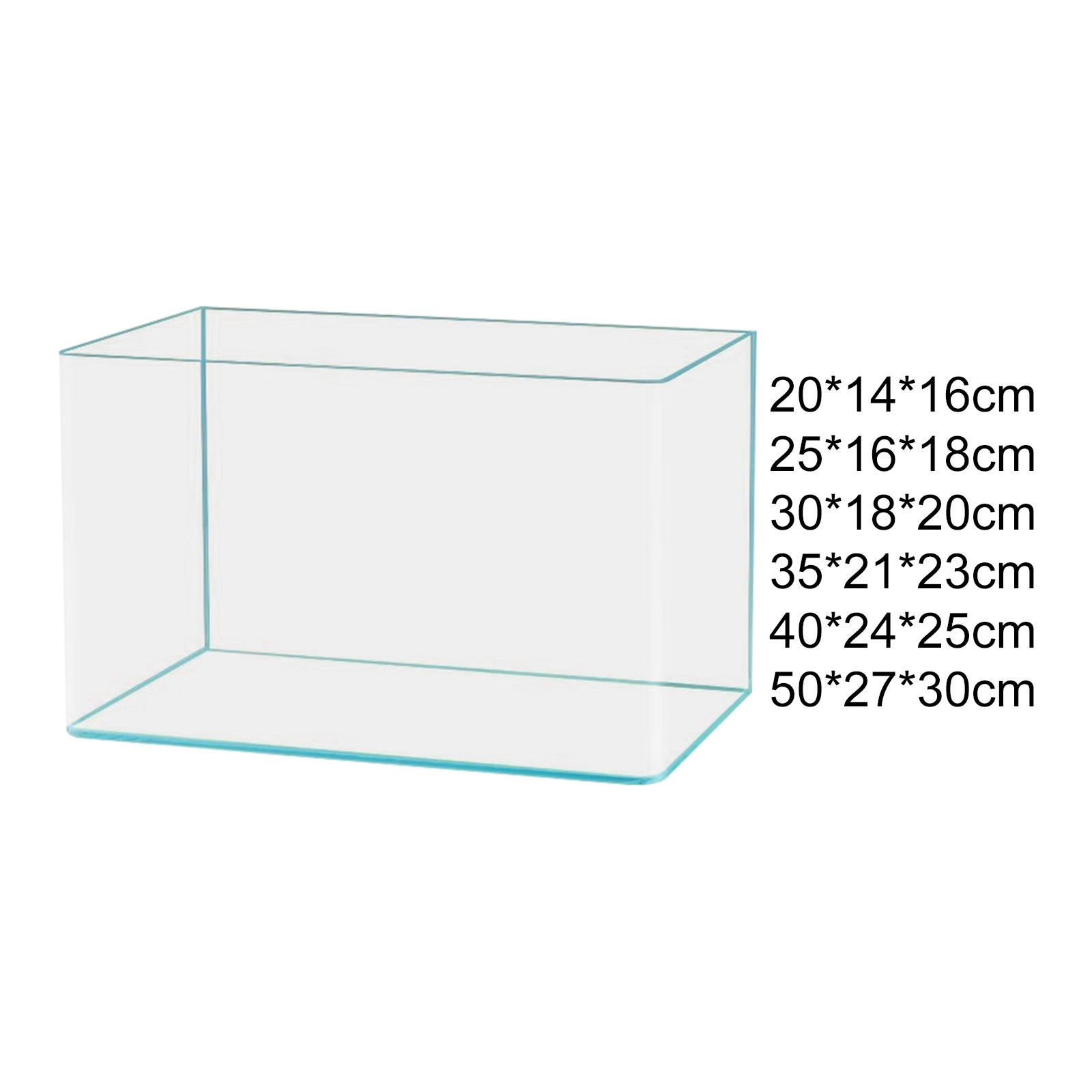 Aquarium Goldfish - Clear Glass Fish Tank Decoration Easy