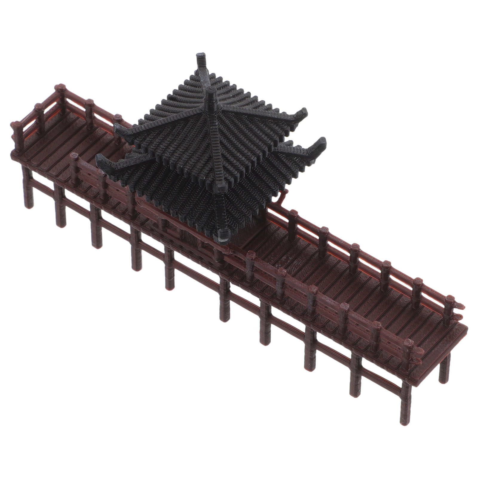 Aquarium Fish Bridge - Mini Chinese Pavilion Bridge Decorative Ornament