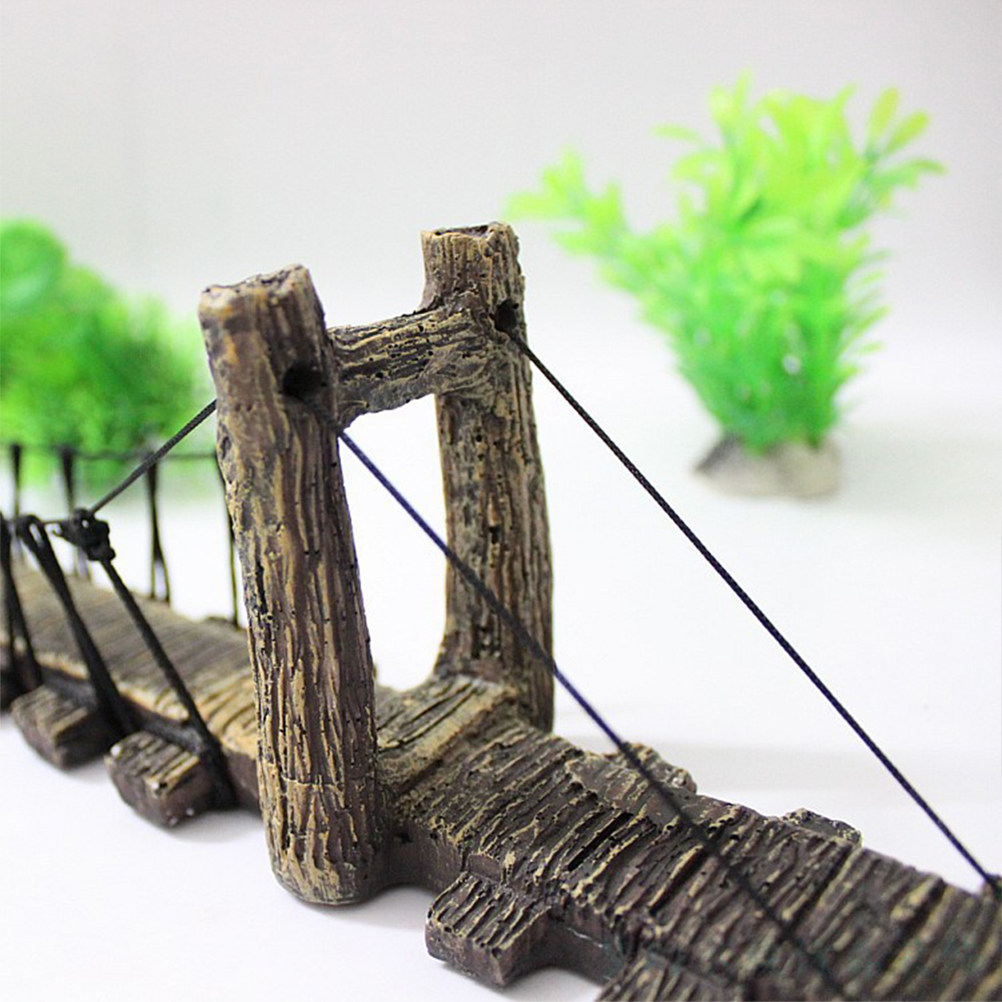Fish Tank Ornament Resin Bridg - Aquarium Fish Bridge recension och pris