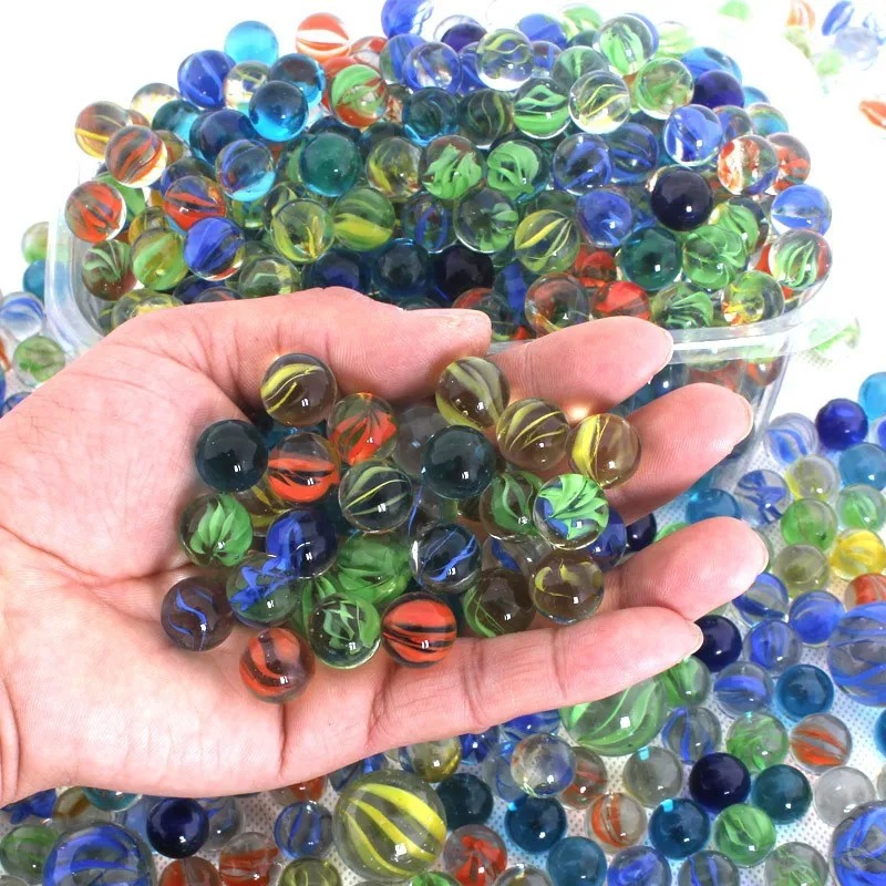 50Pcs 14mm Colorful Glass Marb - Aquarium Fish Land recension och pris