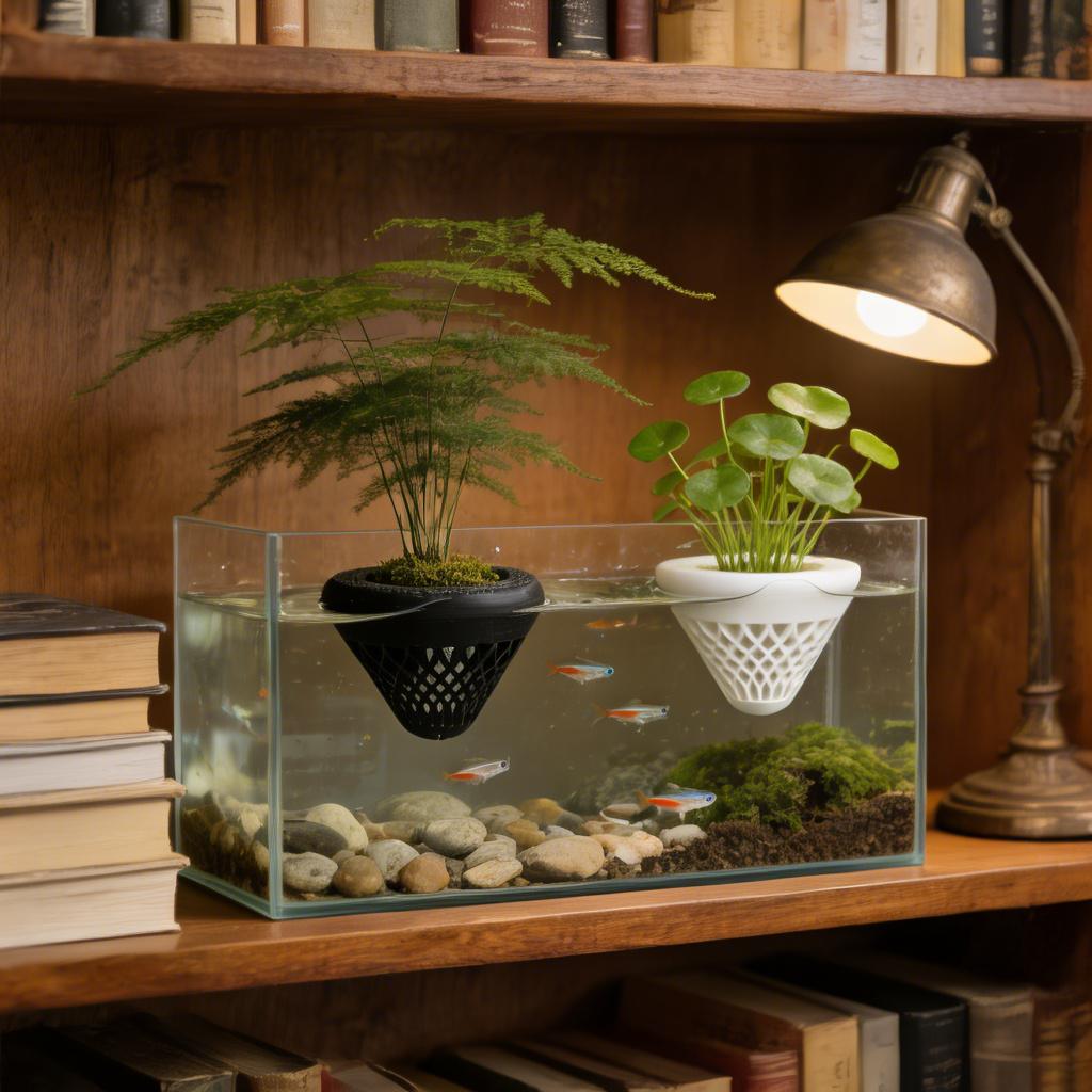 2PCS Floating Aquarium Plant H - Aquarium Fish Hideout recension och pris