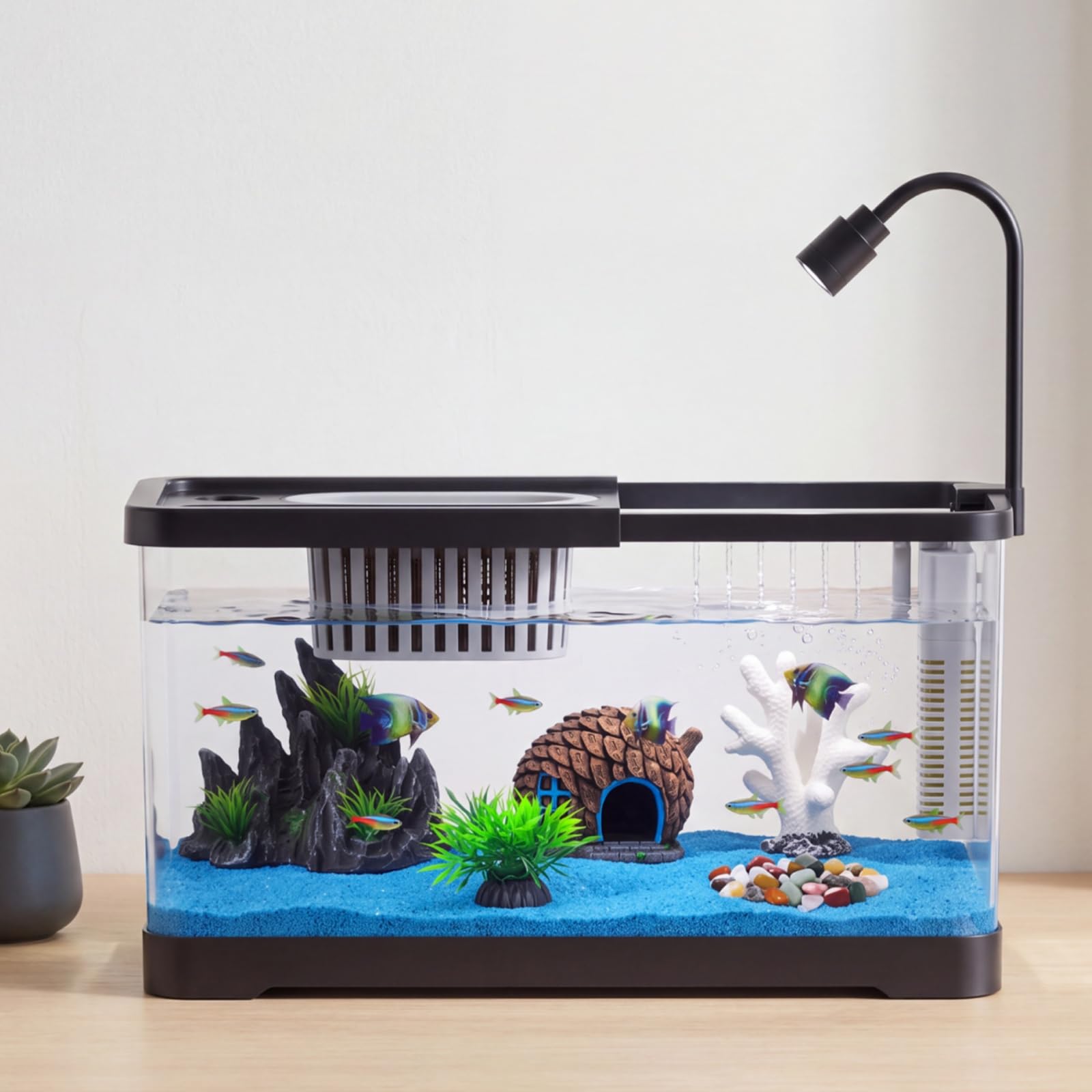 Fish Tank Starter Kit With Fil - Aquarium Goldfish recension och pris