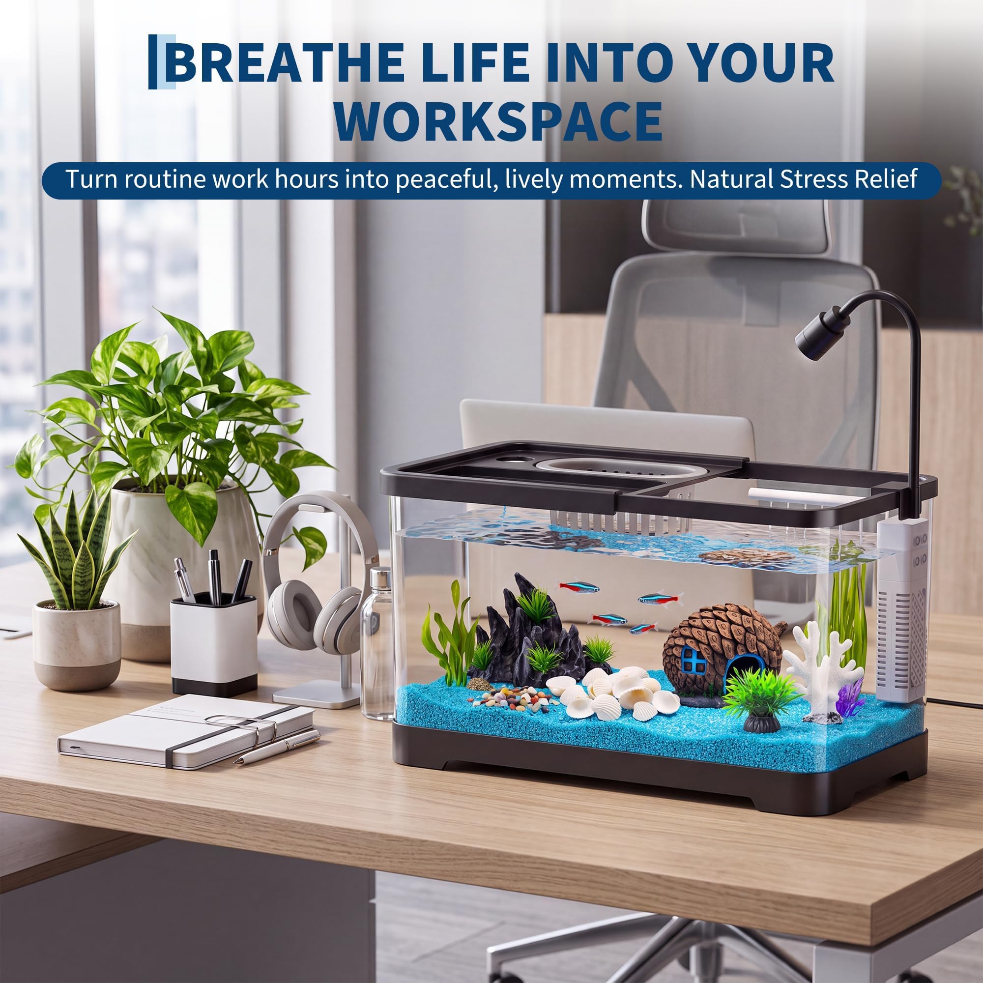 Fish Tank Starter Kit With Fil - Aquarium Goldfish recension och pris
