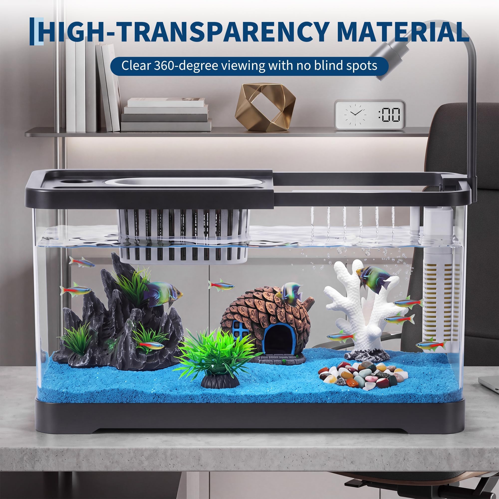 Fish Tank Starter Kit With Fil - Aquarium Goldfish recension och pris