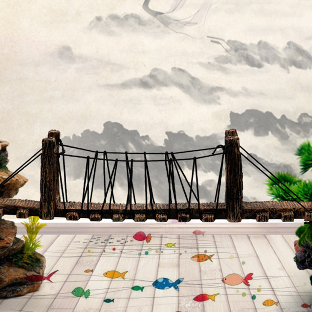 Fish Tank Bridge Resin Craft A - Aquarium Fish Bridge recension och pris