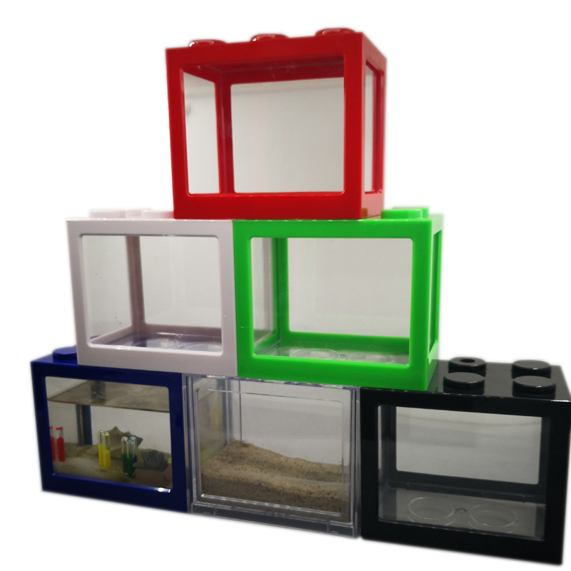 7 Color Mini Aquarium Betta Fi - Aquarium Goldfish recension och pris