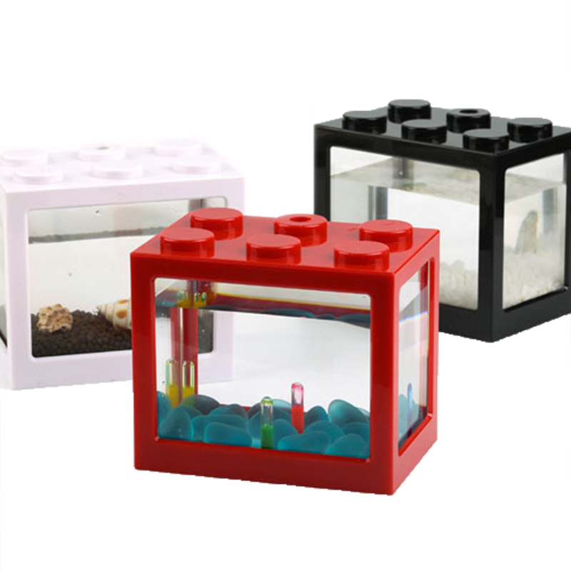 7 Color Mini Aquarium Betta Fi - Aquarium Goldfish recension och pris