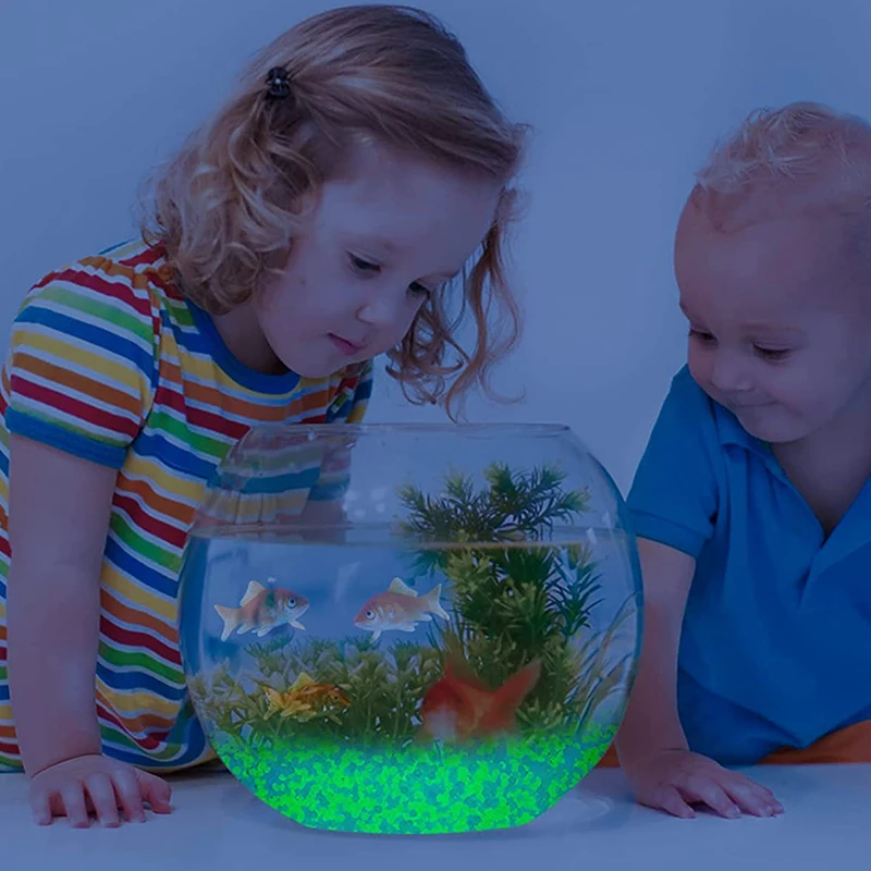 1000pcs 3-5mm Luminous Sand Gl - Aquarium Fish Land recension och pris
