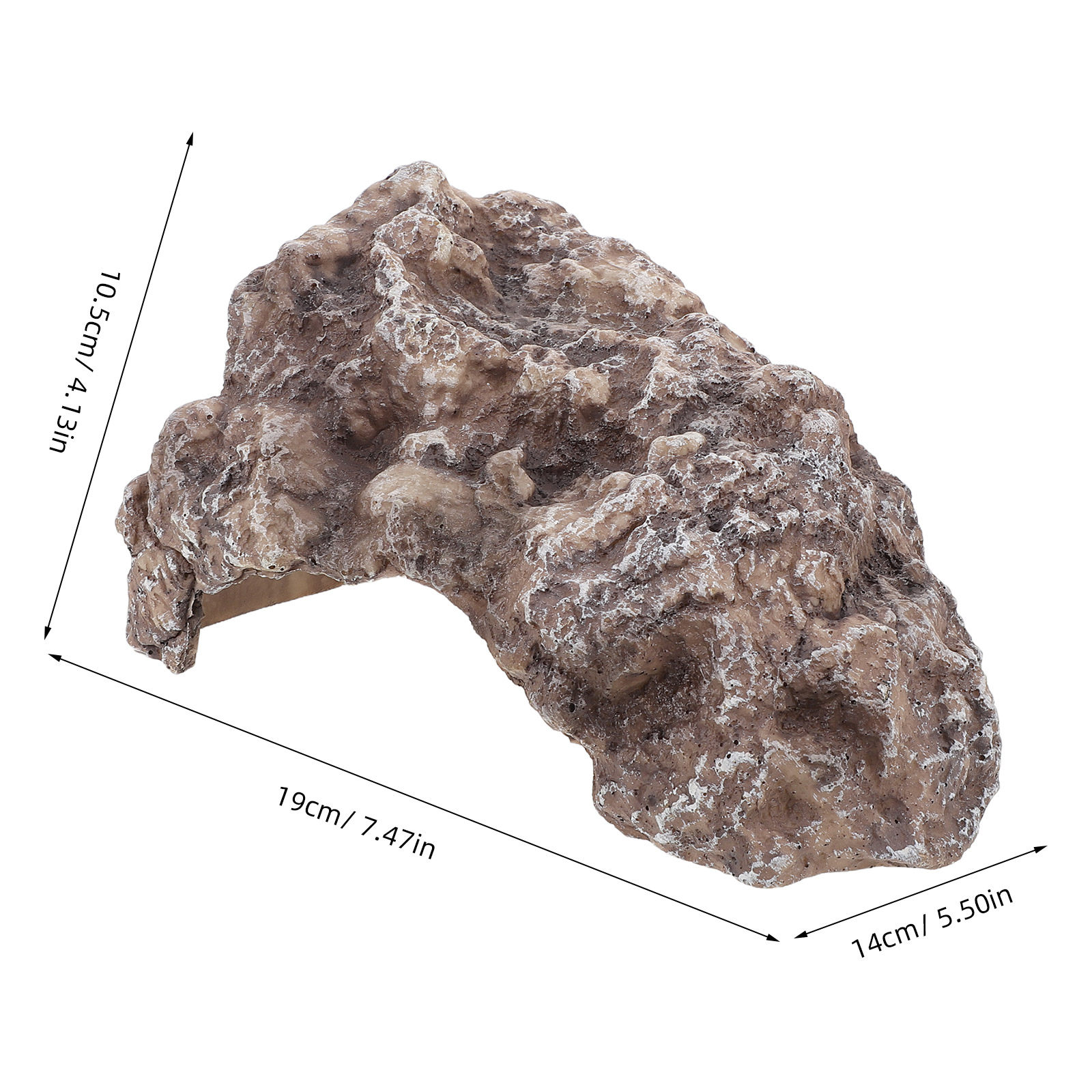 Reptile Rock Hideout Cave for  - Aquarium Fish Cave recension och pris