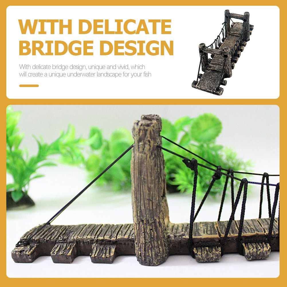 Fish Tank Aquarium Resin Bridg - Aquarium Fish Bridge recension och pris