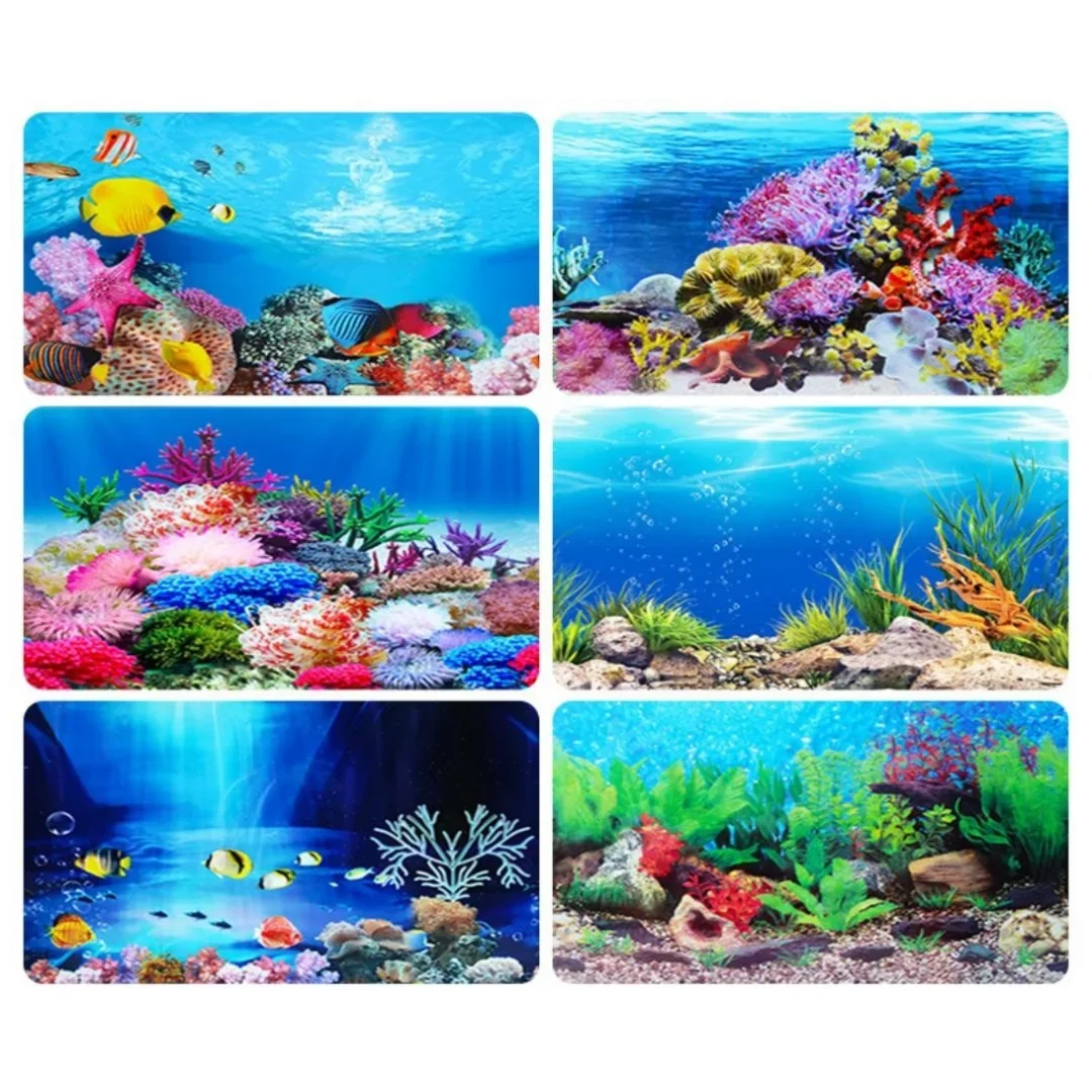 Background Aquarium 3D Sticker - Aquarium Fish Hideout recension och pris