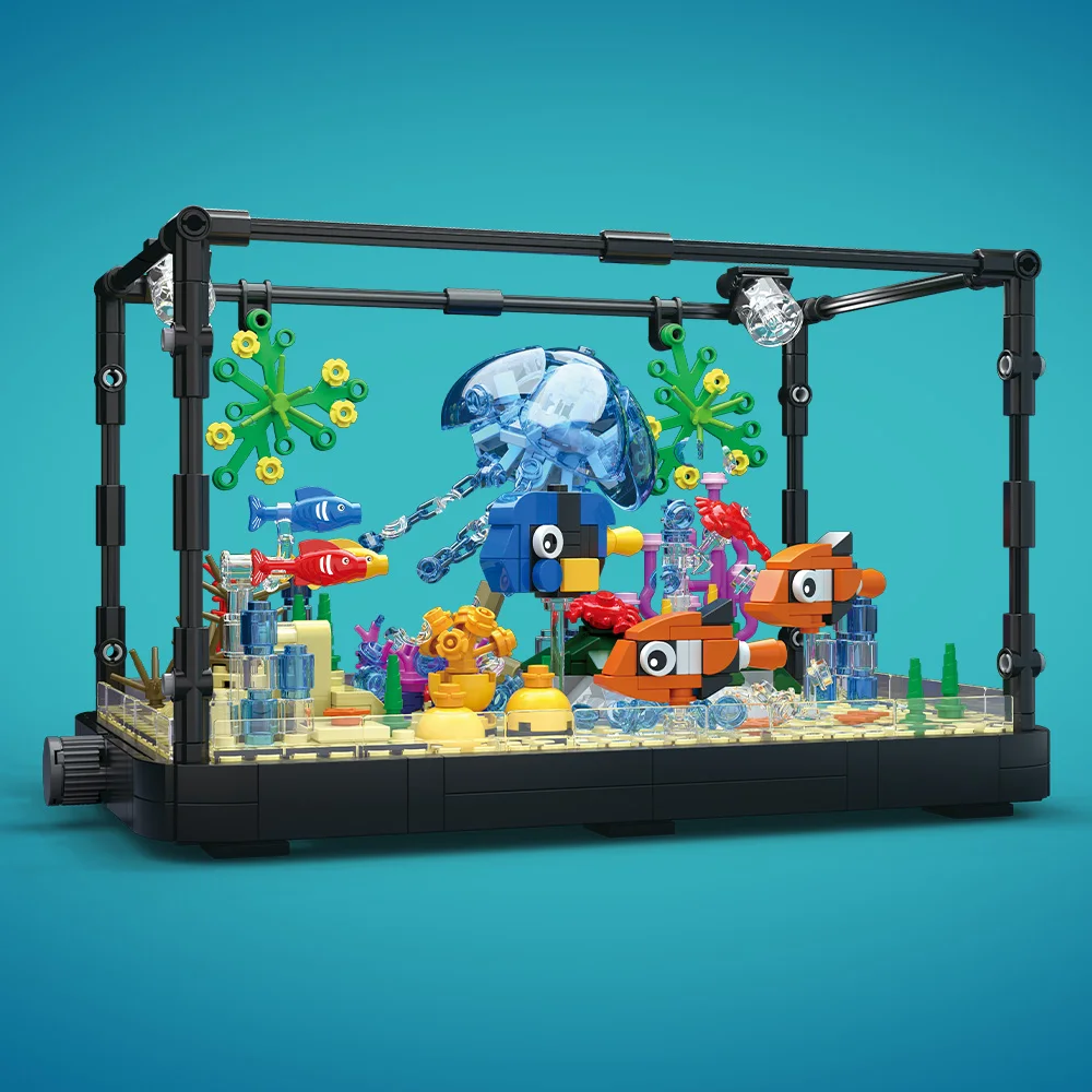 Fish Tank Building Block Set w - Aquarium Fish Land recension och pris