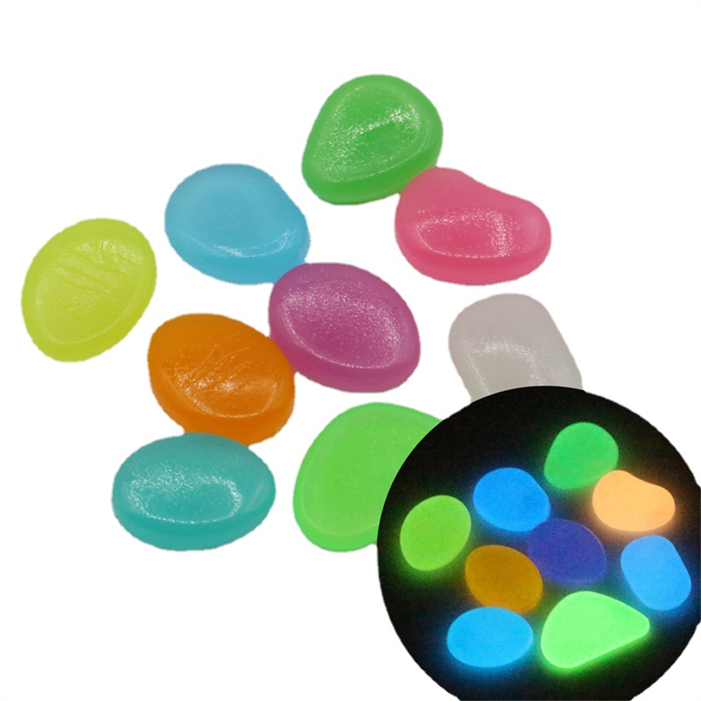 50pcs Luminous Stone Fluoresce - Aquarium Fish Land recension och pris