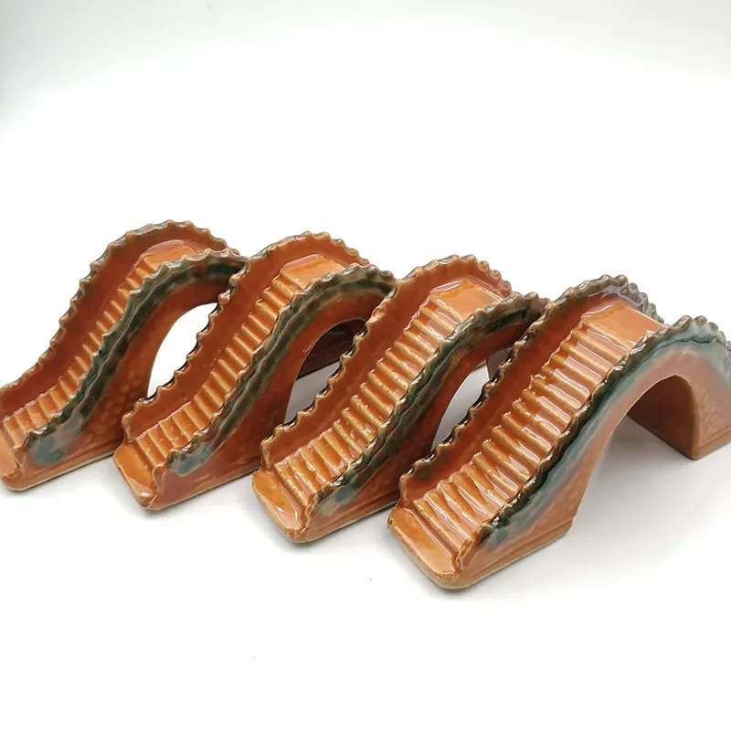 Resin Ceramic Jade Bridge Fish - Aquarium Fish Bridge recension och pris