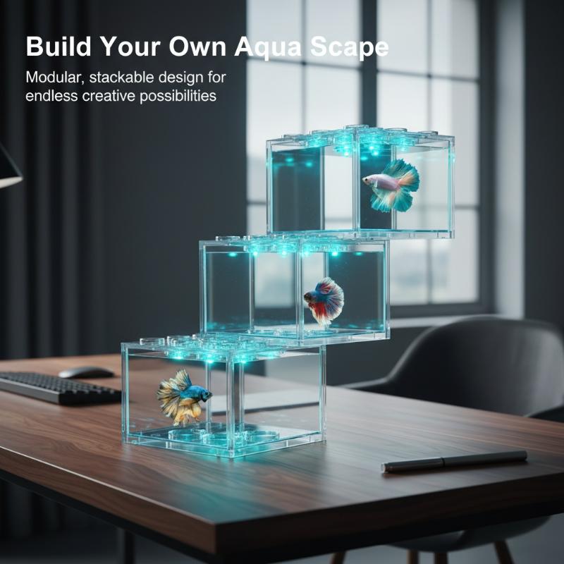 Mini Size Acrylic Fish Tank St - Aquarium Goldfish recension och pris