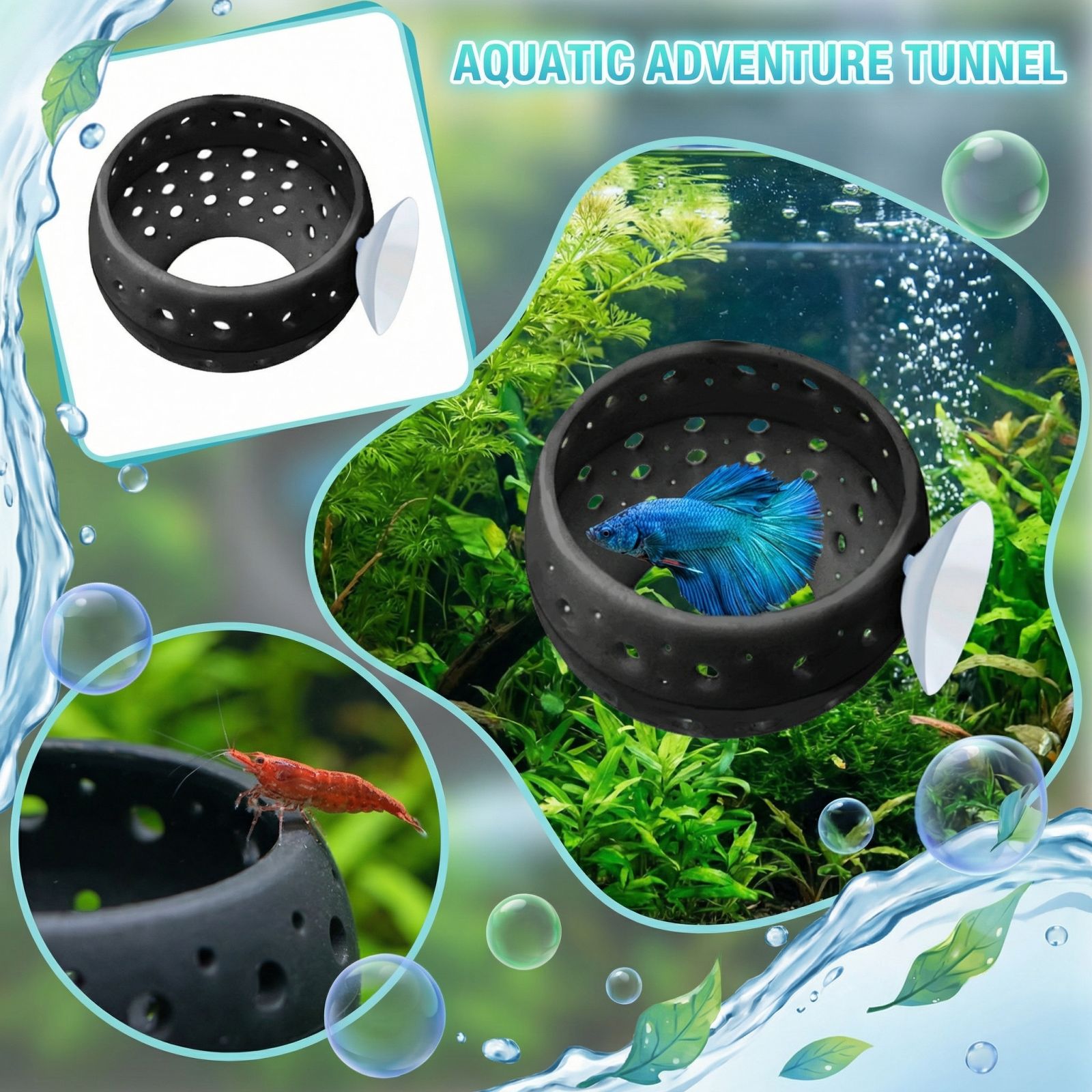 Betta Bulb Hide Tunnel Aquariu - Aquarium Fish Hideout recension och pris