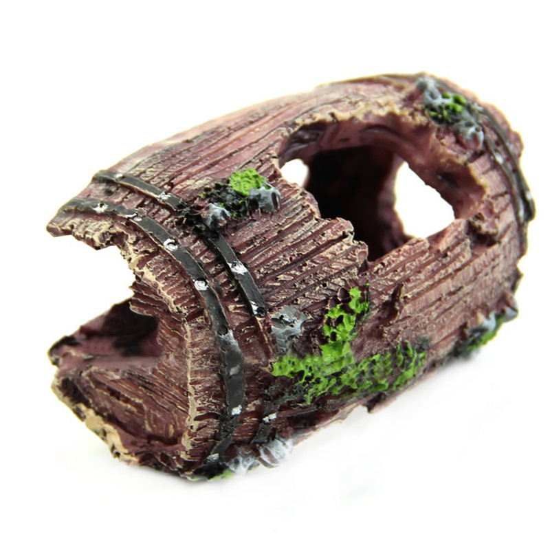Aquarium Artificial Barrel Cav - Aquarium Fish Hideout recension och pris