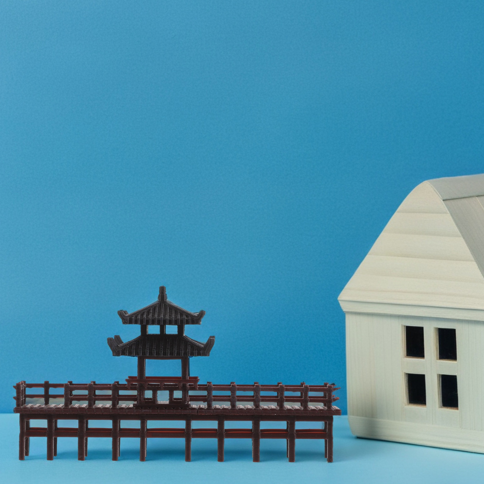 Mini Chinese Pavilion Bridge D - Aquarium Fish Bridge recension och pris