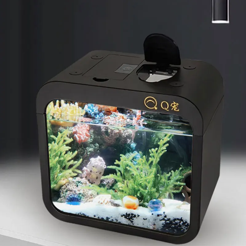 Desktop Transparent Acrylic Fi - Aquarium Goldfish recension och pris