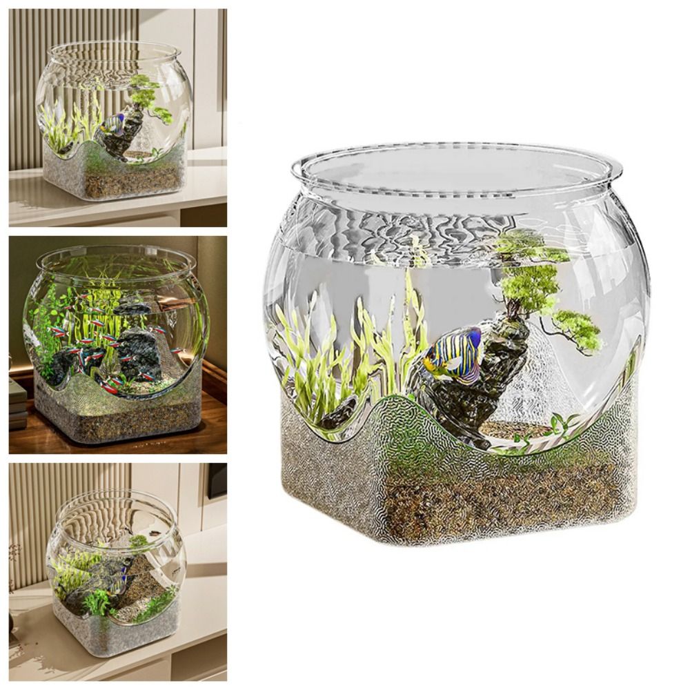 Ultra Clear Round Fish Bowl Re - Aquarium Goldfish recension och pris