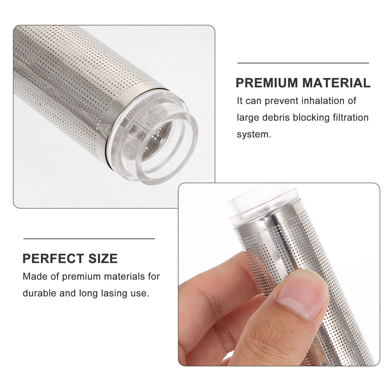 1Pcs Stainless Steel Acrylic A - Aquarium Fish Net recension och pris